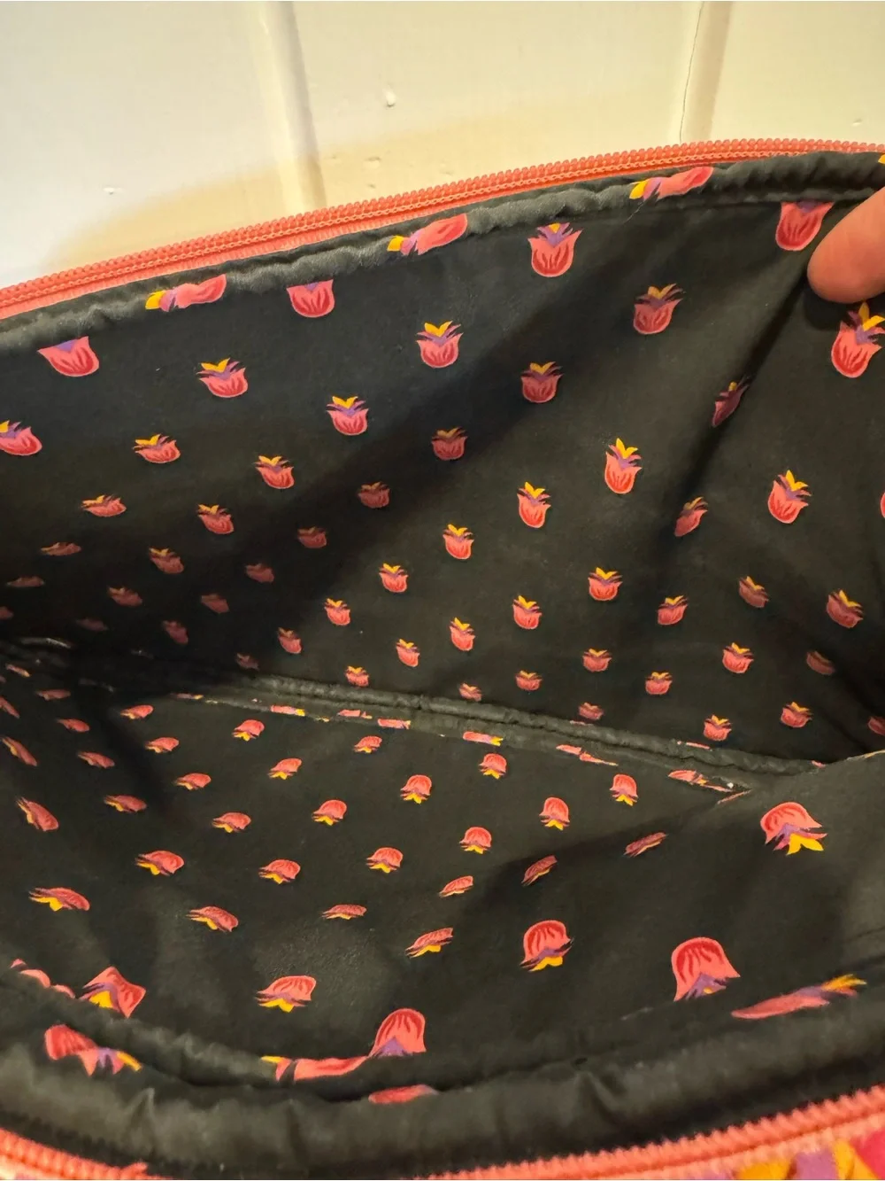 EUC Vera Bradley Laptop Organizer Case in Rosa Floral
